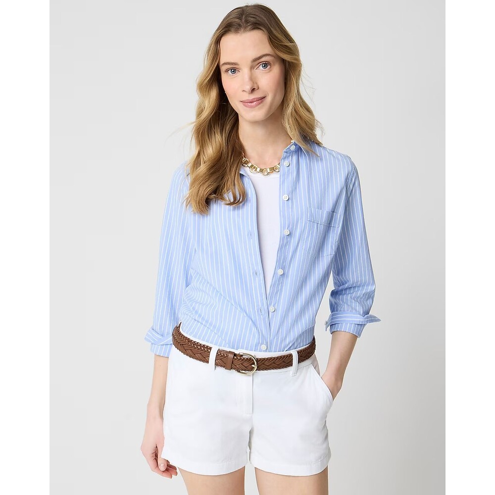 J.CREW Women’s Classic Chino Short 3.5” 4 White Cotton Casual NWT B79